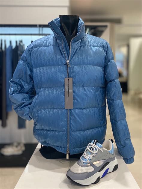 dior blue oblique jacket